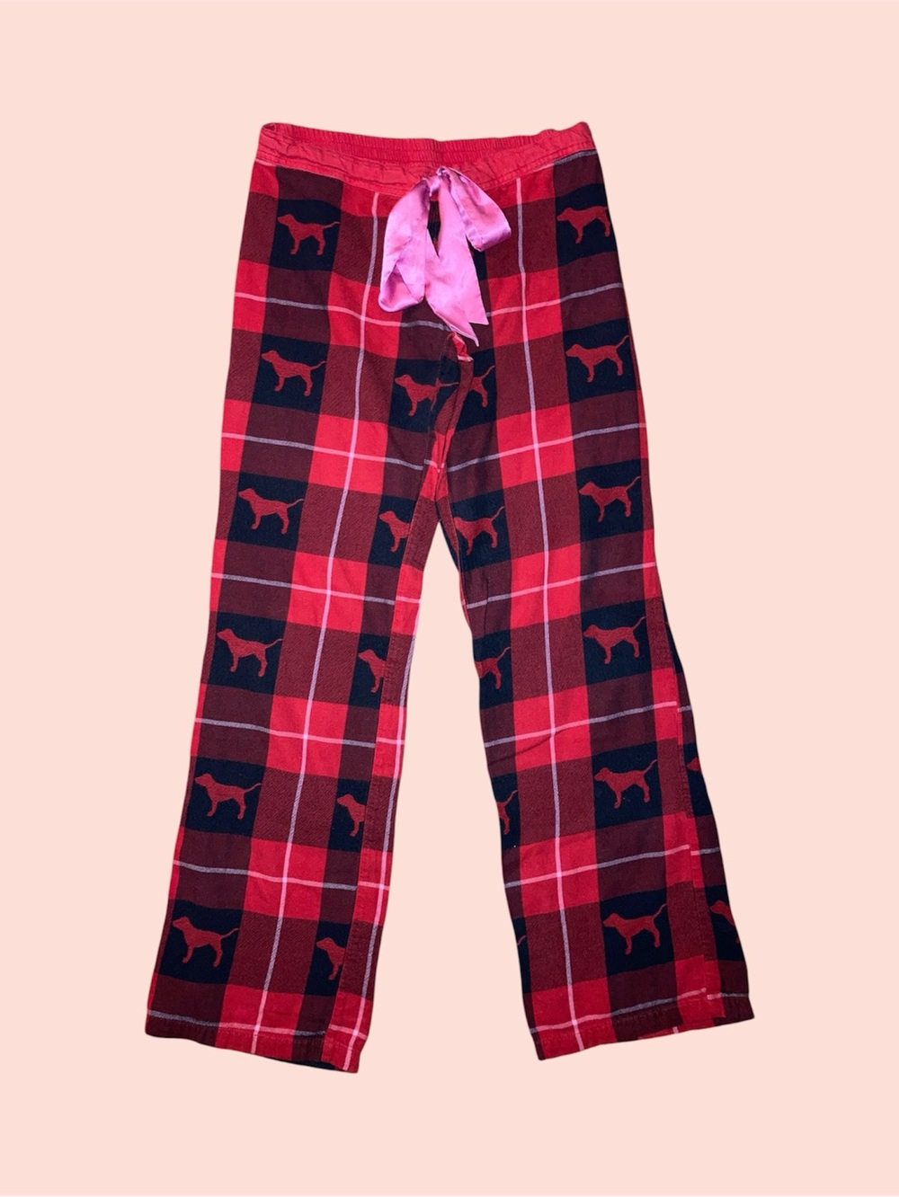 Vintage 2005 Red Plaid Pajama Pants